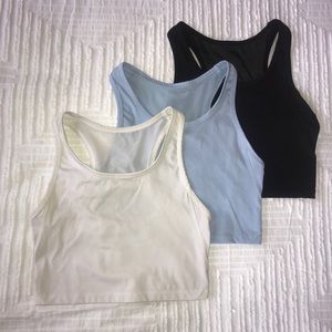 Forever 21 - Set of 3; Crop Workout Tanks
